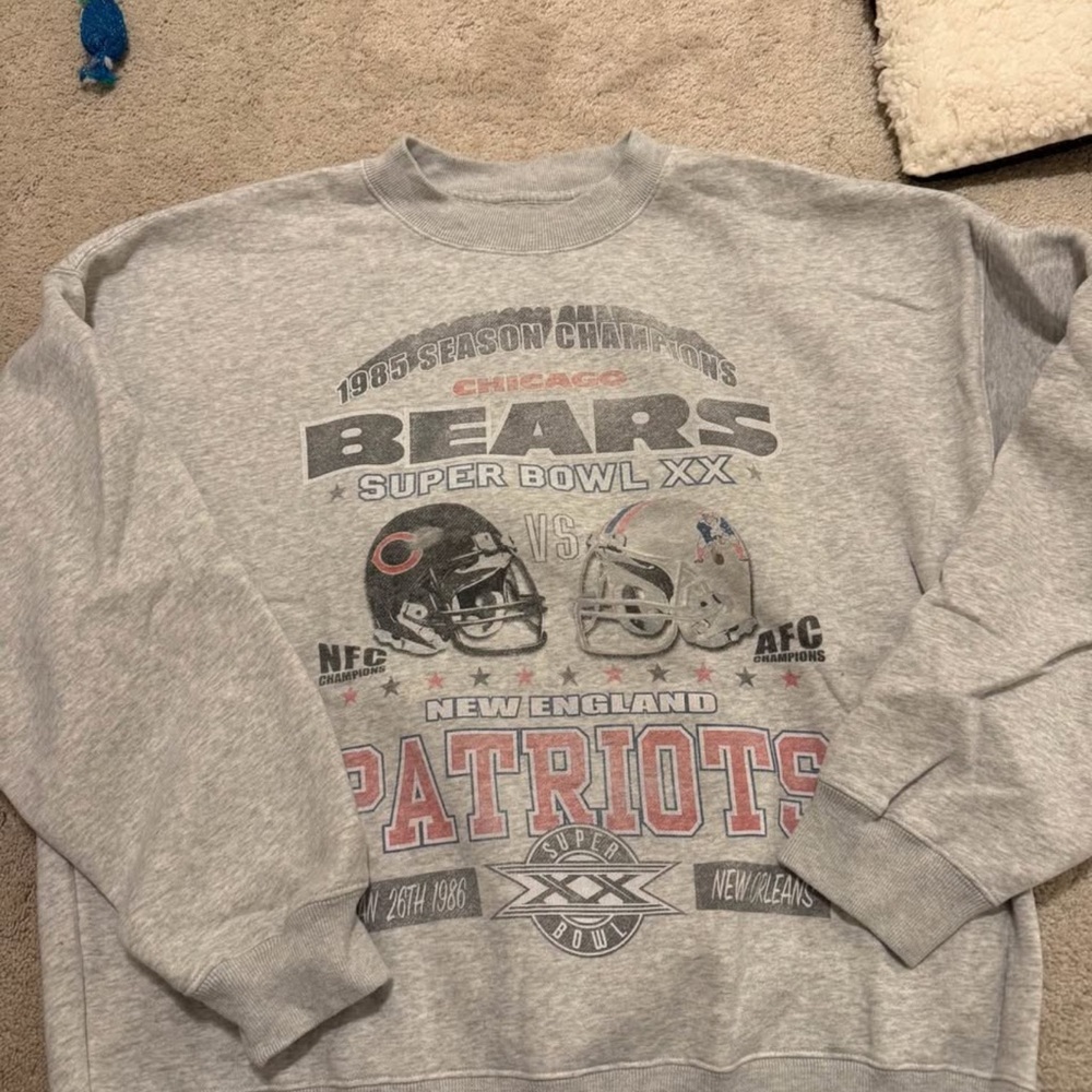 Abercrombie Chicago Bears Super Bowl crew neck